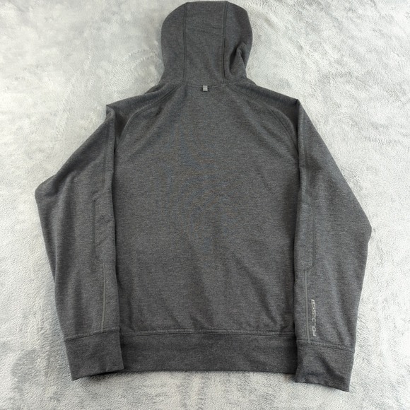 Polo‎ Sport Hoodie Mens Large Gray Full Zip Stretch Outdoor Active Training Soft - Picture 2 of 12